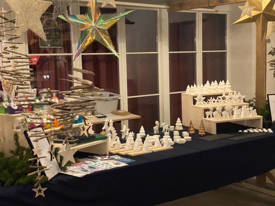 U.a. gab es liebevolle Bastelarbeiten zu bestaunen...