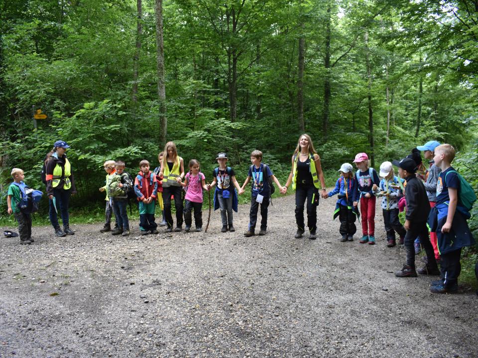 In der Natur unterwegs