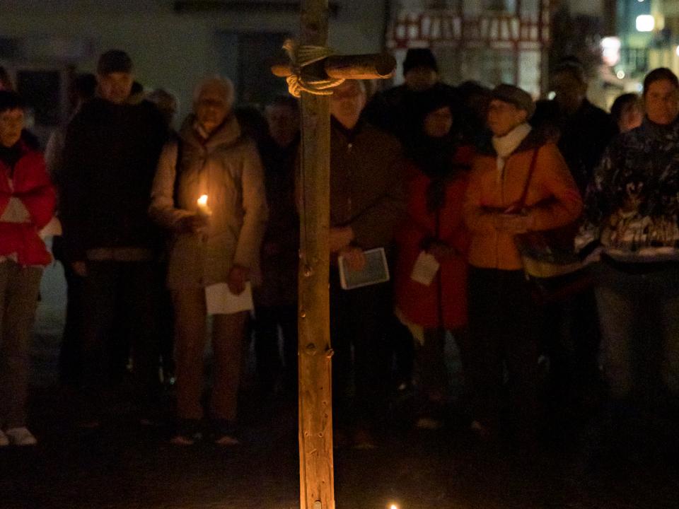 Friedensgebet auf dem Marktplatz Amriswil