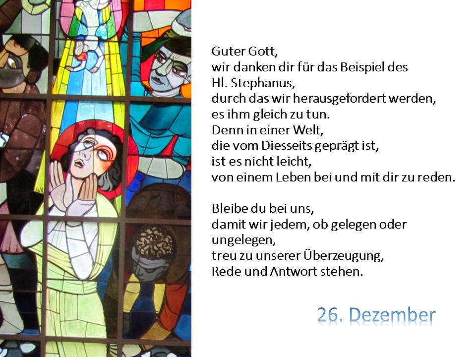 Kalenderblatt 26.12.