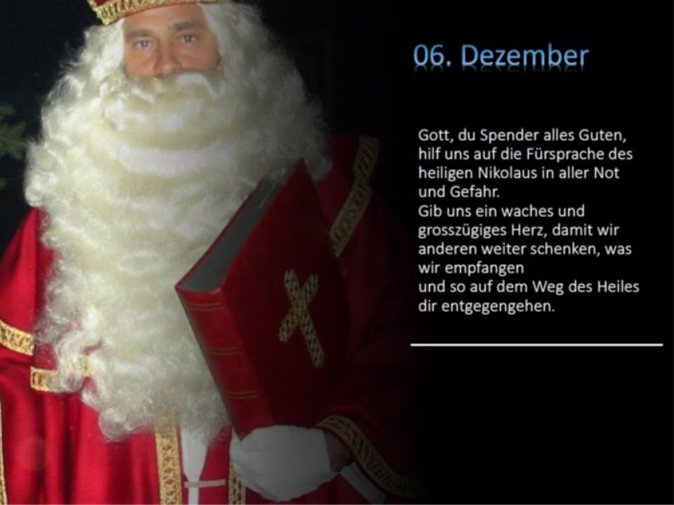 Kalenderblatt 06.12.