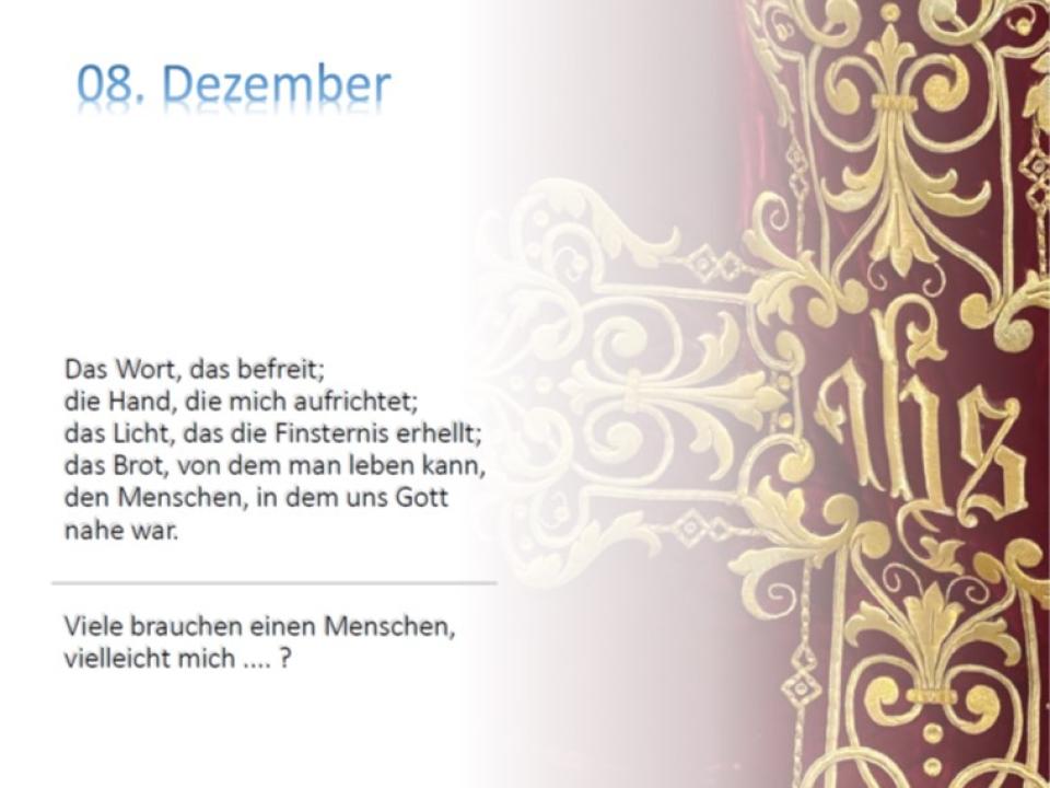 Kalenderblatt 08.12.