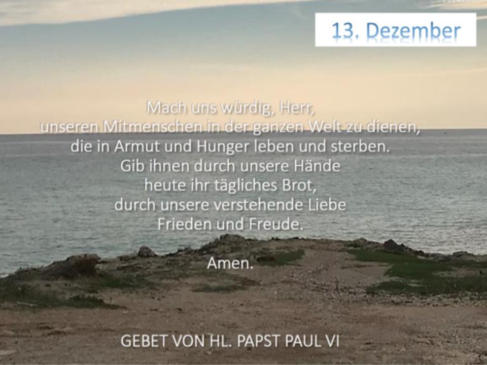 Kalenderblatt 13.12.