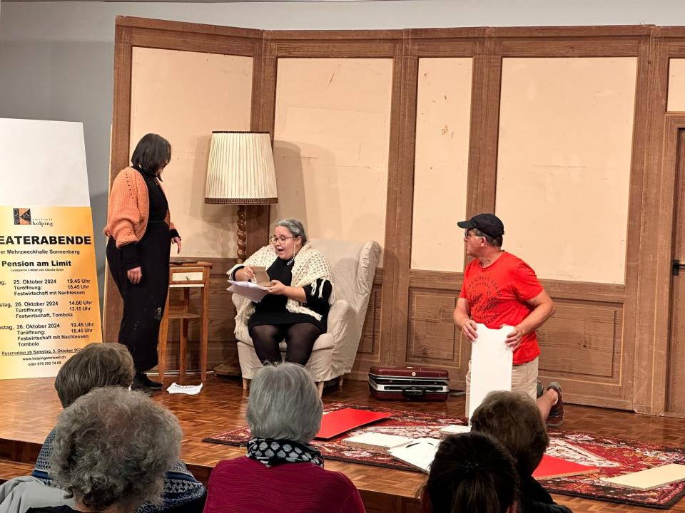 Theateraufführung Kolping Amriswil im Pfarreisaal