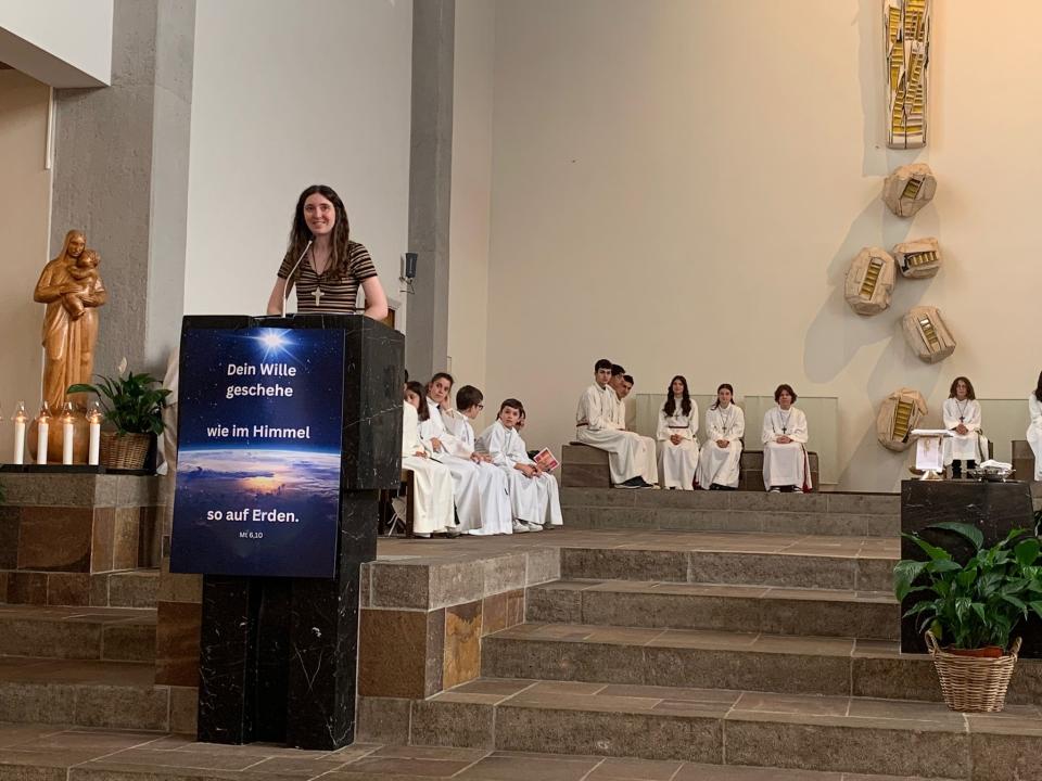 Mini-Präsidentin Nadja Todorovic verabschiedet sich.