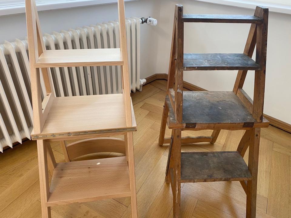 ausgeklappt zur Leiter