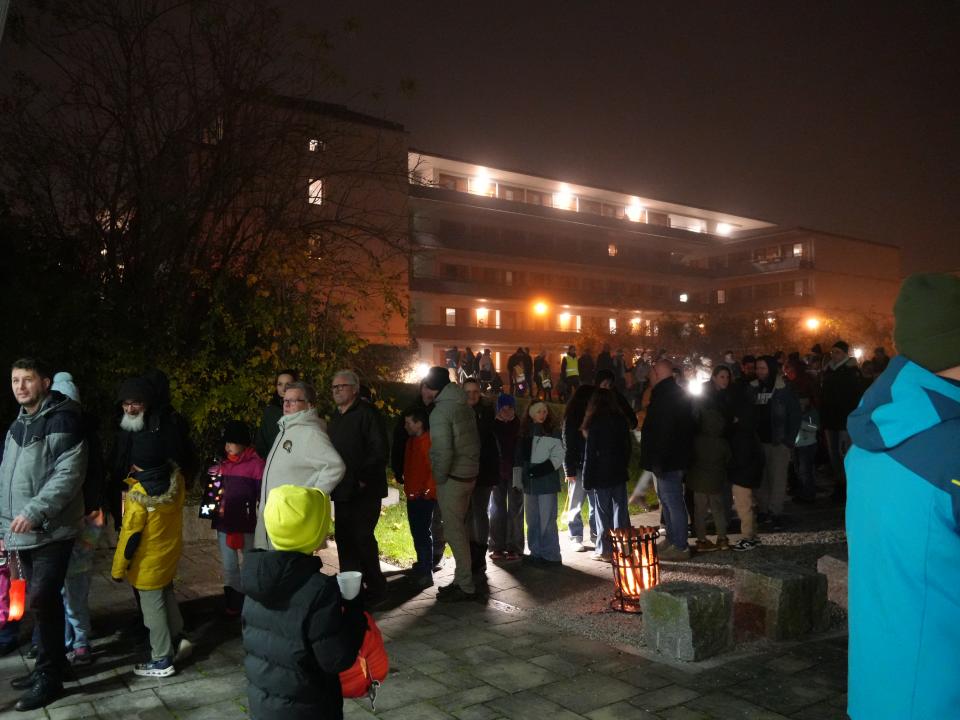 Treffen am Martinsfeuer