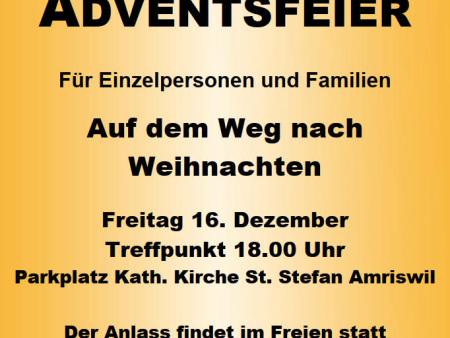Kolpingfamilie Amriswil: Adventsfeier