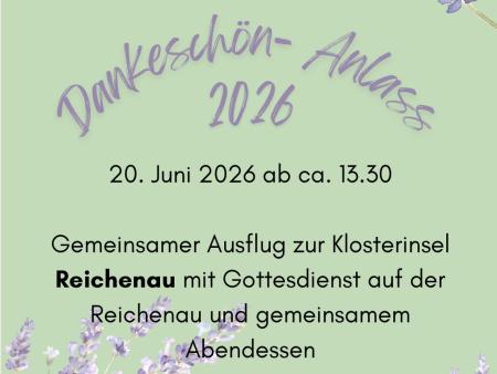Dankeschön-Anlass 2026