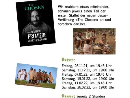 Film- und Diskussionsabende für die Jugend