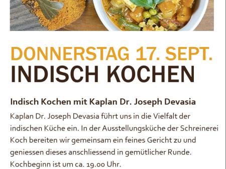 Indisch Kochen mit Kaplan Dr. Joseph Devasia