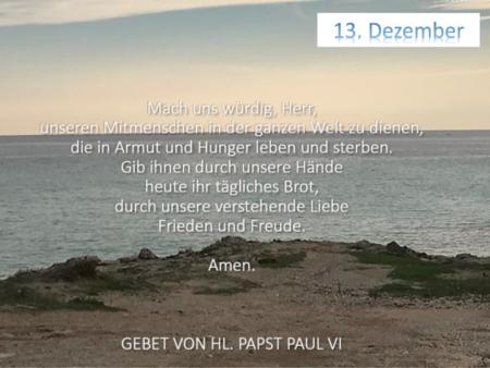 Kalenderblatt 13.12.