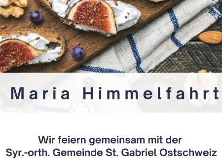 Eucharistiefeier zum Hochfest Maria Himmelfahrt mit Kräuter- und Blumensegnung