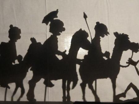 Die Martinslegende als Schattenspiel