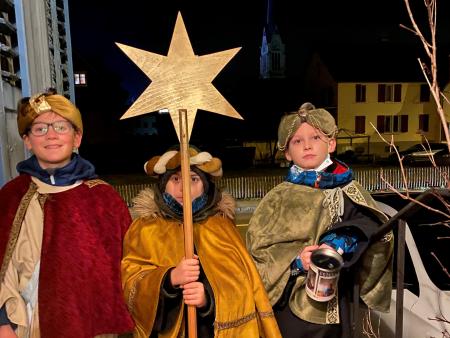 Sternsinger im Einsatz
