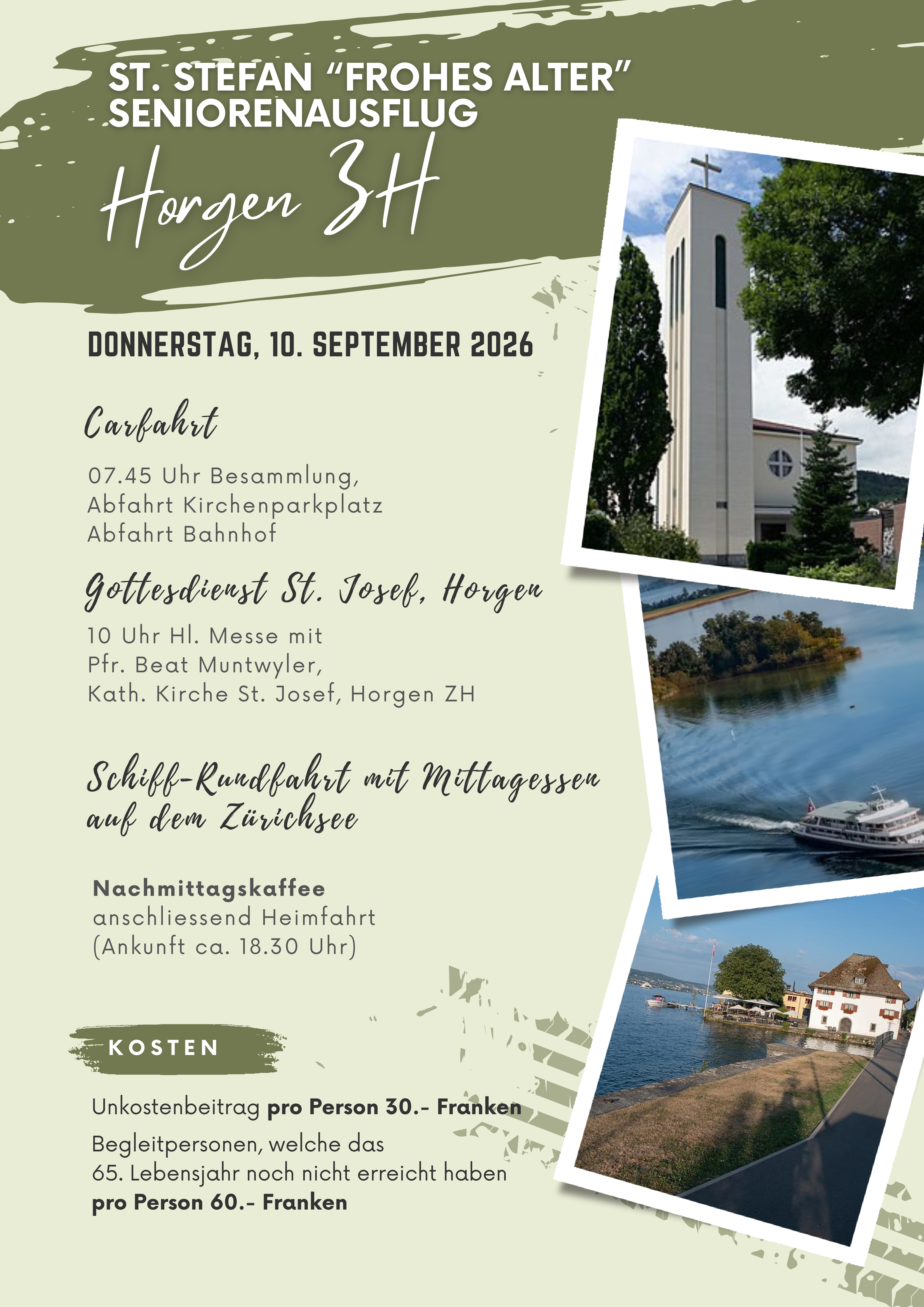 Seniorenausflug nach Horgen 2026