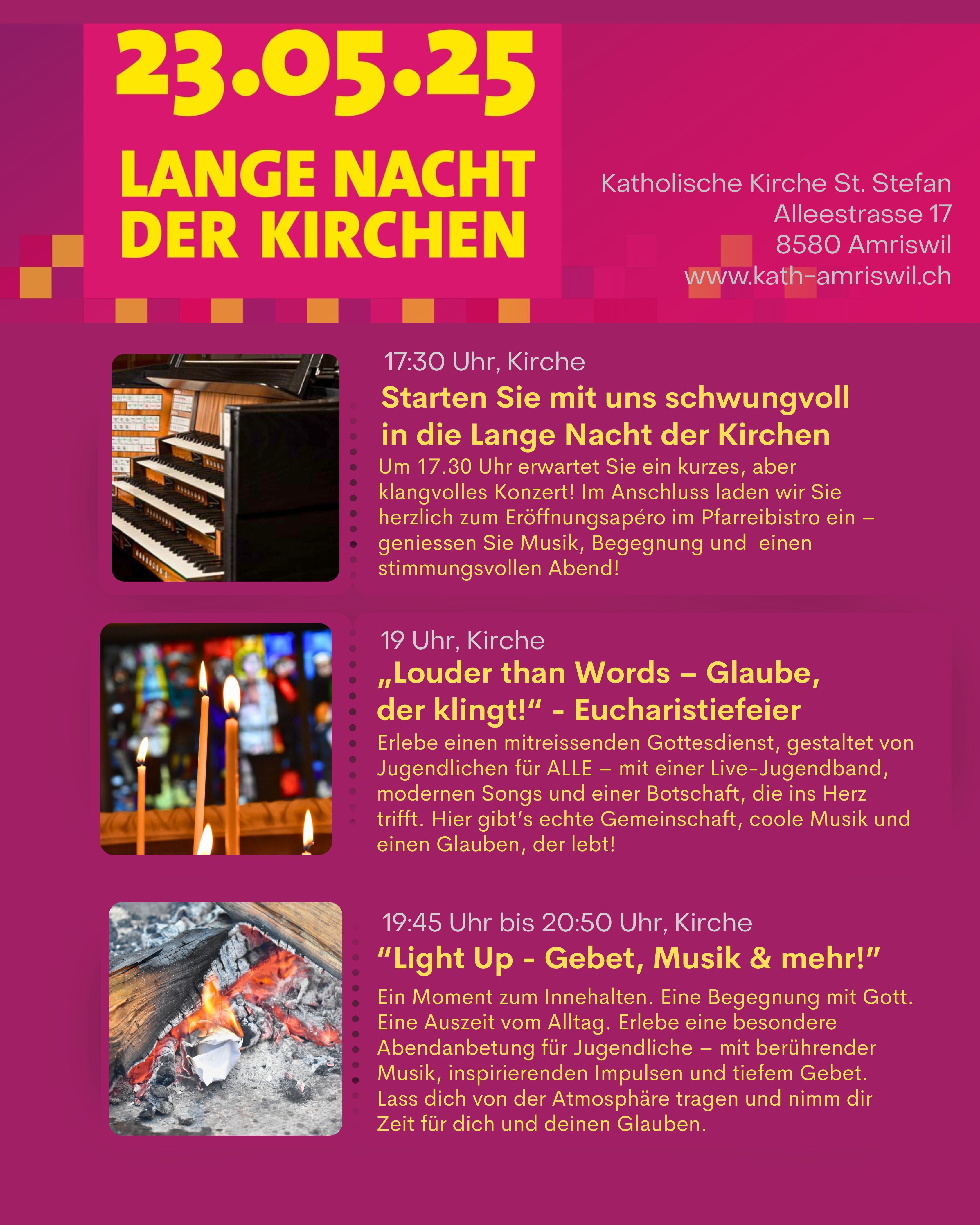 Programm Lange Nacht der Kirchen 2025