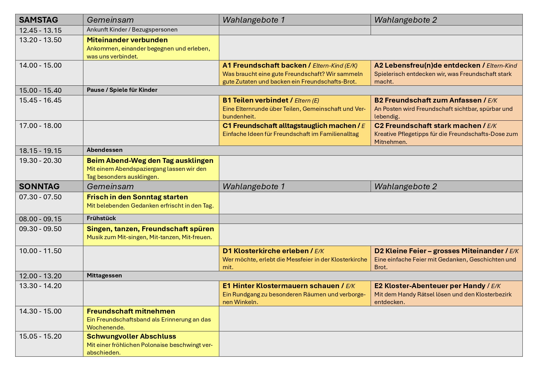 Programm EK27